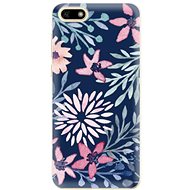 iSaprio Leaves on Blue for Huawei Y5 2018 - Phone Cover