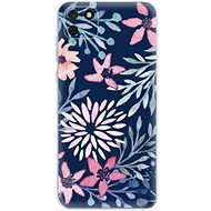 iSaprio Leaves on Blue for Huawei Y5p - Phone Cover