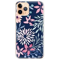 iSaprio Leaves on Blue for iPhone 11 Pro - Phone Cover