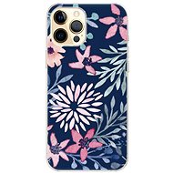 iSaprio Leaves on Blue for iPhone 12 Pro - Phone Cover