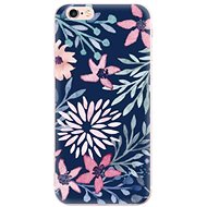 iSaprio Leaves on Blue for iPhone 6 Plus - Phone Cover