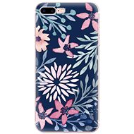 iSaprio Leaves on Blue for iPhone 7 Plus / 8 Plus - Phone Cover