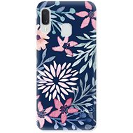 iSaprio Leaves on Blue for Samsung Galaxy A20e - Phone Cover
