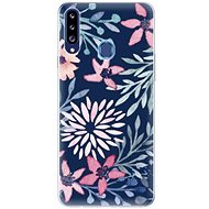 iSaprio Leaves on Blue for Samsung Galaxy A20s - Phone Cover