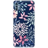 iSaprio Leaves on Blue for Samsung Galaxy A50 - Phone Cover