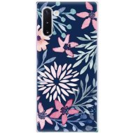 iSaprio Leaves on Blue for Samsung Galaxy Note 10 - Phone Cover
