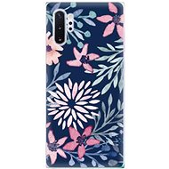 iSaprio Leaves on Blue for Samsung Galaxy Note 10+ - Phone Cover