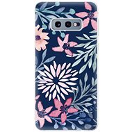 iSaprio Leaves on Blue for Samsung Galaxy S10e - Phone Cover