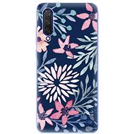 iSaprio Leaves on Blue for Xiaomi Mi 9 Lite - Phone Cover
