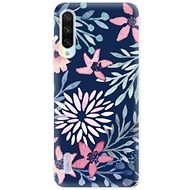 iSaprio Leaves on Blue for Xiaomi Mi A3 - Phone Cover