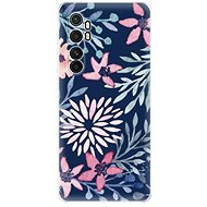 iSaprio Leaves on Blue for Xiaomi Mi Note 10 Lite - Phone Cover