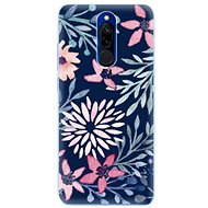 iSaprio Leaves on Blue for Xiaomi Redmi 8 - Phone Cover