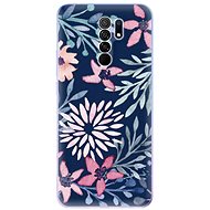 iSaprio Leaves on Blue for Xiaomi Redmi 9 - Phone Cover