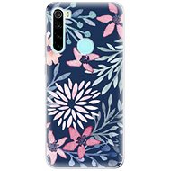 iSaprio Leaves on Blue for Xiaomi Redmi Note 8 - Phone Cover
