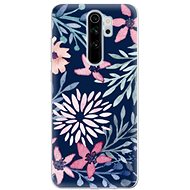 iSaprio Leaves on Blue for Xiaomi Redmi Note 8 Pro - Phone Cover