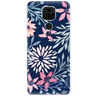 iSaprio Leaves on Blue for Xiaomi Redmi Note 9 - Phone Cover