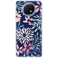iSaprio Leaves on Blue for Xiaomi Redmi Note 9T - Phone Cover
