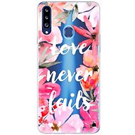 iSaprio Love Never Fails for Samsung Galaxy A20s - Phone Cover