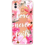 iSaprio Love Never Fails for Samsung Galaxy A40 - Phone Cover