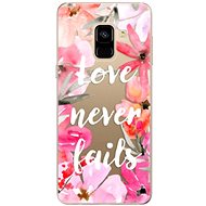 iSaprio Love Never Fails for Samsung Galaxy A8 2018 - Phone Cover