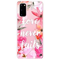 iSaprio Love Never Fails for Samsung Galaxy S20 - Phone Cover