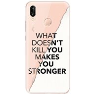 iSaprio Makes You Stronger for Huawei P20 Lite - Phone Cover