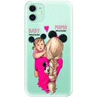 iSaprio Mama Mouse Blond and Girl for iPhone 11 - Phone Cover
