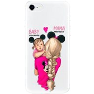 iSaprio Mama Mouse Blond and Girl for iPhone SE 2020 - Phone Cover