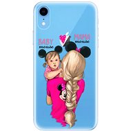 iSaprio Mama Mouse Blond and Girl for iPhone Xr - Phone Cover