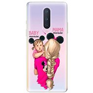 iSaprio Mama Mouse Blond and Girl for OnePlus 8 - Phone Cover