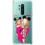 iSaprio Mama Mouse Blond and Girl for OnePlus 8 Pro - Phone Cover