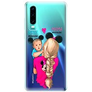 iSaprio Mama Mouse Blonde and Boy for Huawei P30 - Phone Cover