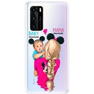 iSaprio Mama Mouse Blonde and Boy for Huawei P40 - Phone Cover