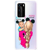 iSaprio Mama Mouse Blonde and Boy for Huawei P40 Pro - Phone Cover