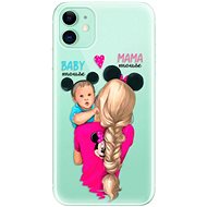 iSaprio Mama Mouse Blonde and Boy for iPhone 11 - Phone Cover