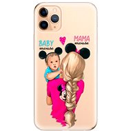 iSaprio Mama Mouse Blonde and Boy for iPhone 11 Pro Max - Phone Cover