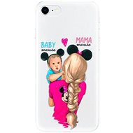 iSaprio Mama Mouse Blonde and Boy for iPhone SE 2020 - Phone Cover