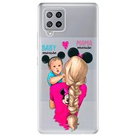 iSaprio Mama Mouse Blonde and Boy for Samsung Galaxy A42 - Phone Cover