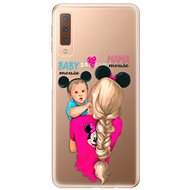 iSaprio Mama Mouse Blonde and Boy for Samsung Galaxy A7 (2018) - Phone Cover