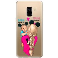 iSaprio Mama Mouse Blonde and Boy for Samsung Galaxy A8 2018 - Phone Cover