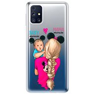 iSaprio Mama Mouse Blonde and Boy for Samsung Galaxy M31s - Phone Cover