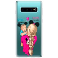 iSaprio Mama Mouse Blonde and Boy for Samsung Galaxy S10 - Phone Cover
