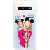 iSaprio Mama Mouse Blonde and Boy for Samsung Galaxy S10+ - Phone Cover