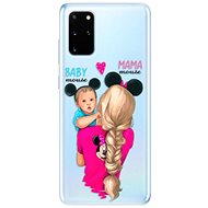 iSaprio Mama Mouse Blonde and Boy for Samsung Galaxy S20+ - Phone Cover