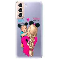 iSaprio Mama Mouse Blonde and Boy for Samsung Galaxy S21 - Phone Cover