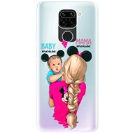 iSaprio Mama Mouse Blonde and Boy for Xiaomi Redmi Note 9 - Phone Cover