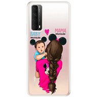 iSaprio Mama Mouse Brunette and Boy for Huawei P Smart 2021 - Phone Cover