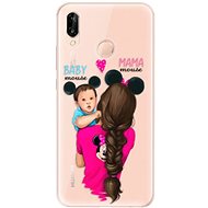 iSaprio Mama Mouse Brunette and Boy for Huawei P20 Lite - Phone Cover