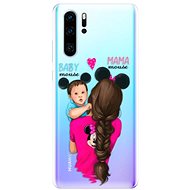 iSaprio Mama Mouse Brunette and Boy for Huawei P30 Pro - Phone Cover