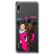 iSaprio Mama Mouse Brunette and Boy for Huawei Y6 2019 - Phone Cover